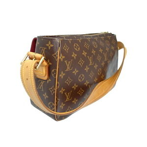Louis Vuitton Viva Cite Leather Monogram Shoulder Semi Brown Bag